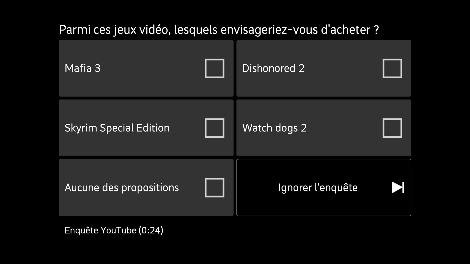 youtube enquête