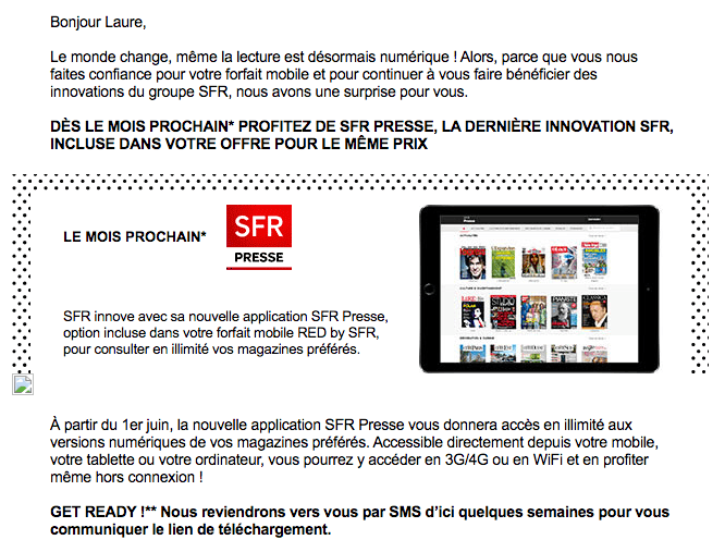 SFR Presse SFR RED