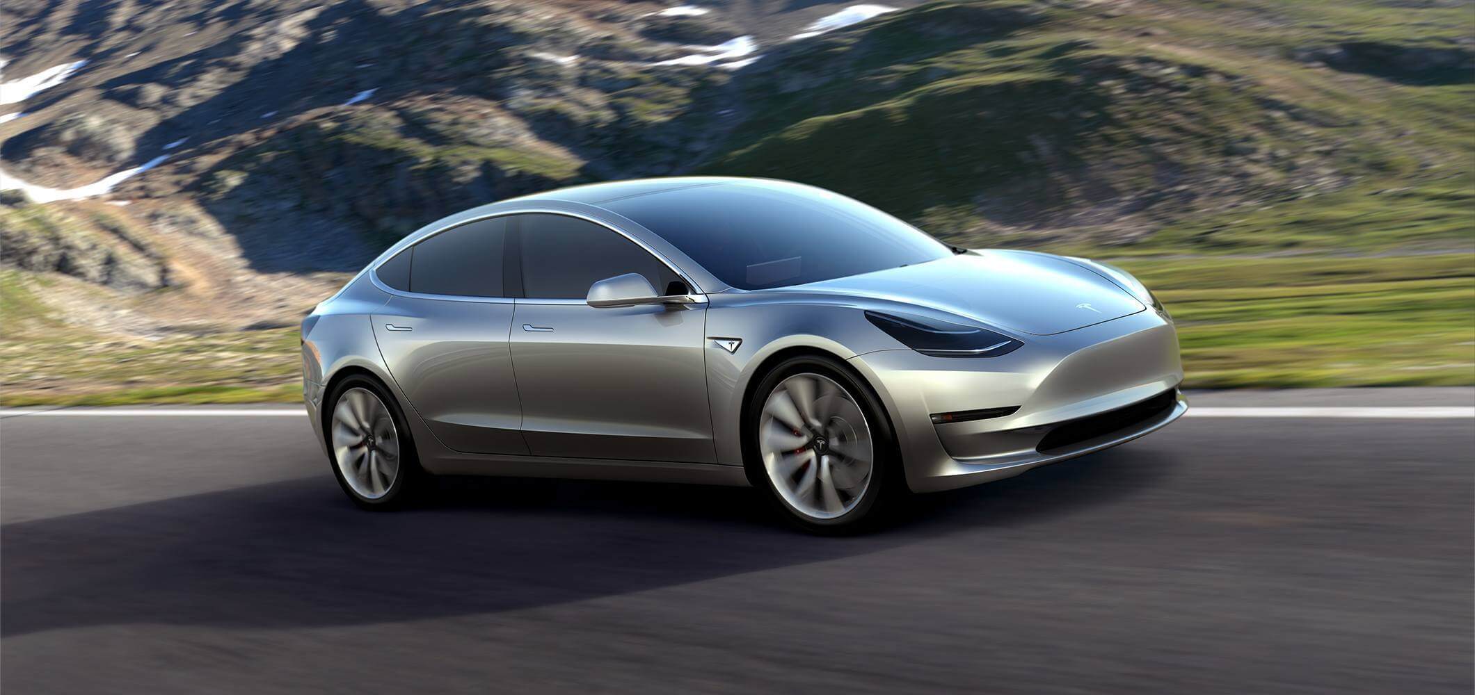 Tesla Model 3 gris