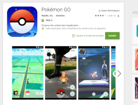 Pokémon Go est disponible officiellement sur Android et iPhone en France