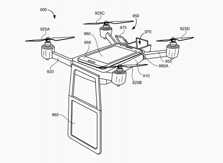 Google drone vidéo conférence