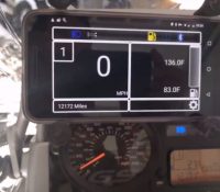 Tableau de bord moto