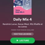 Spotify lance Daily Mix, les playlists personnalisées quotidiennes