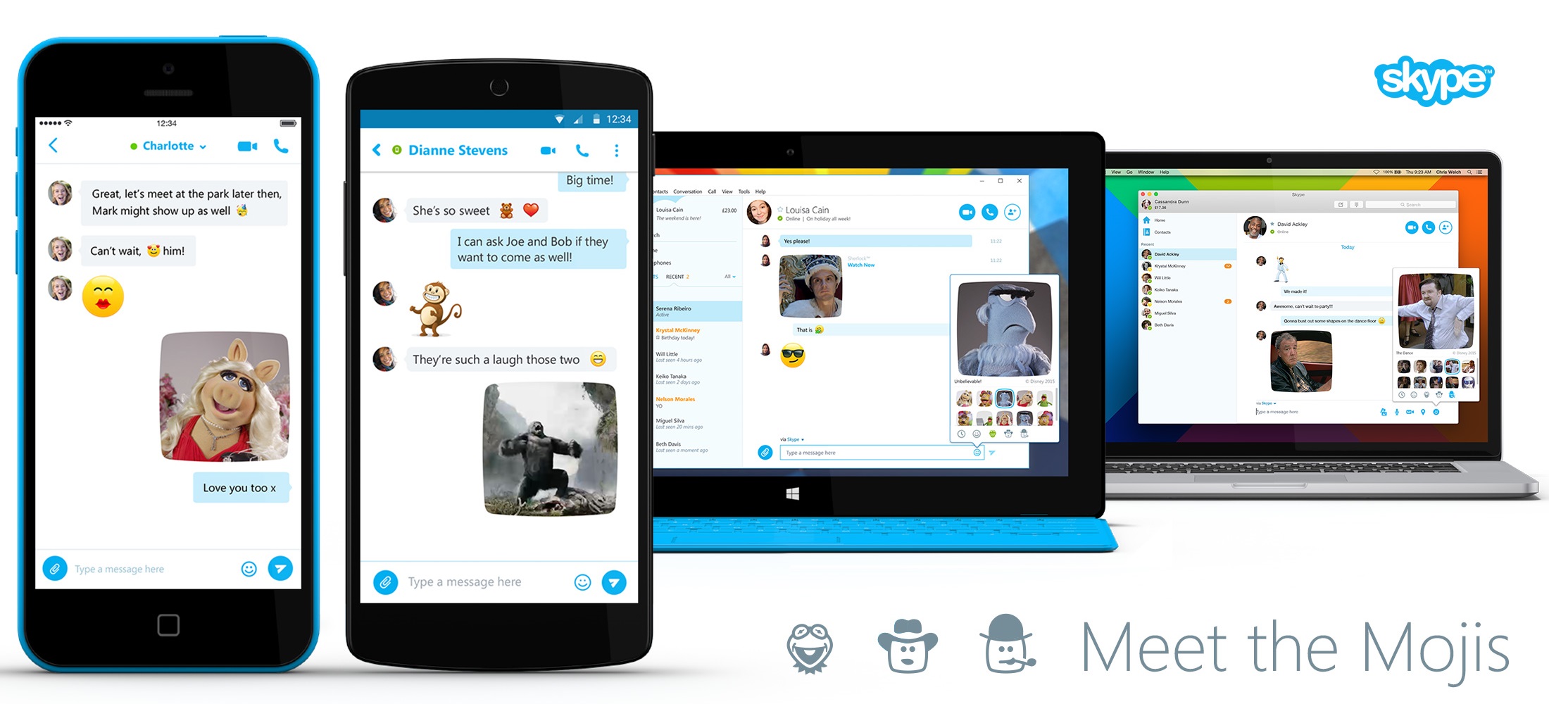 Skype Family plateform Android ios windows