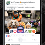 Facebook déploie ses emojis et ses filtres Halloween, mais oublie la France et Android