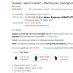 🔥 Bon plan Black Friday : Huawei Watch Classic à 199 euros au lieu de 399 euros