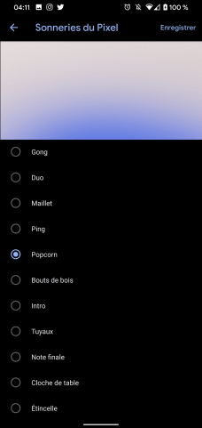 Sonnerie Android 11