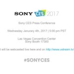 CES 2017 : Sony organisera une conférence de presse le 4 janvier