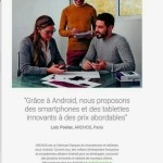 Google lance une campagne Android en France, et y associe Archos et d’autres constructeurs « français »