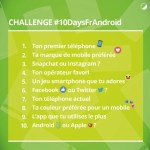 Relevez le challenge #10DaysFrAndroid sur Twitter !
