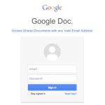 Fausse page de Google Docs