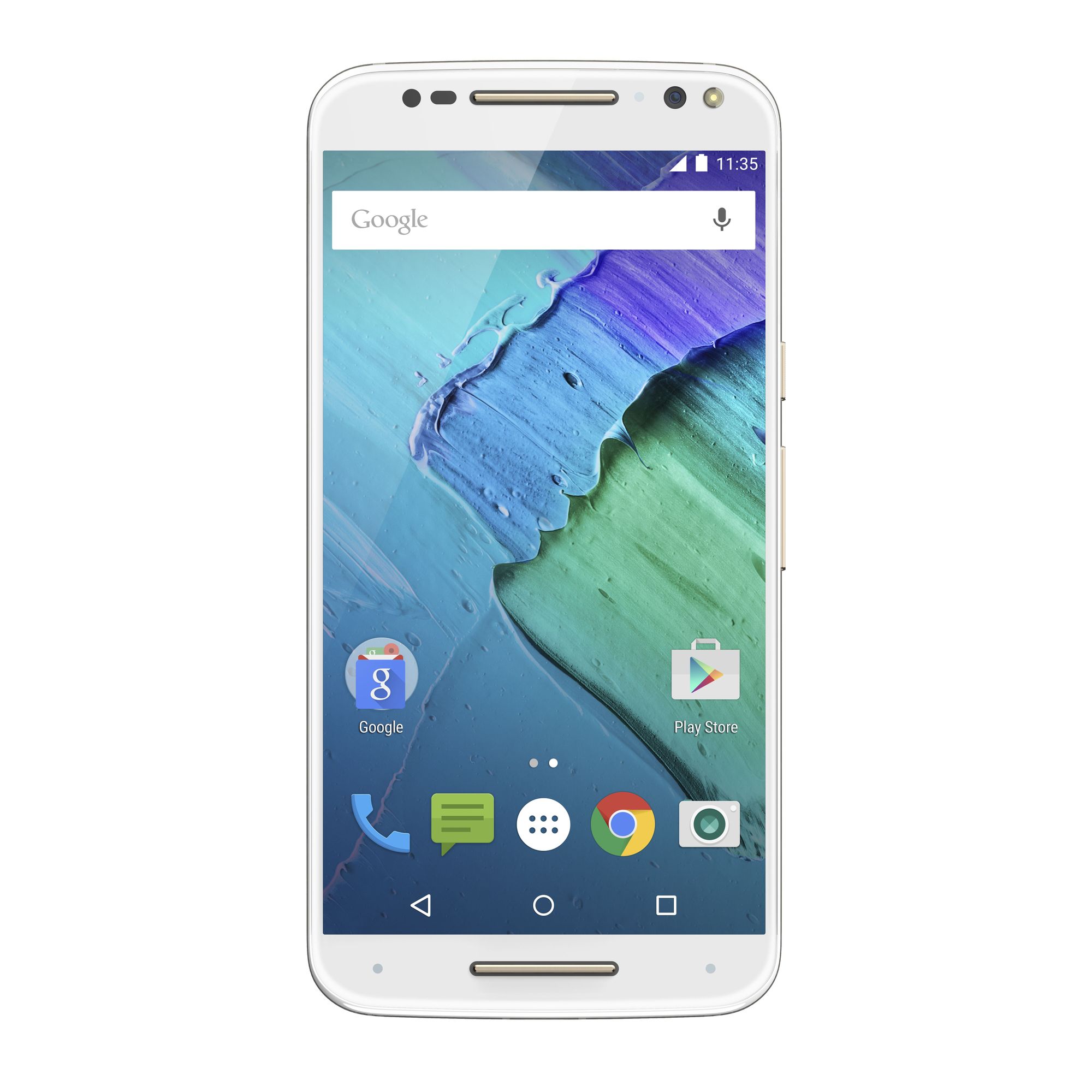 Moto-X-3e-gen-Style-Blanc-Champagne-Face