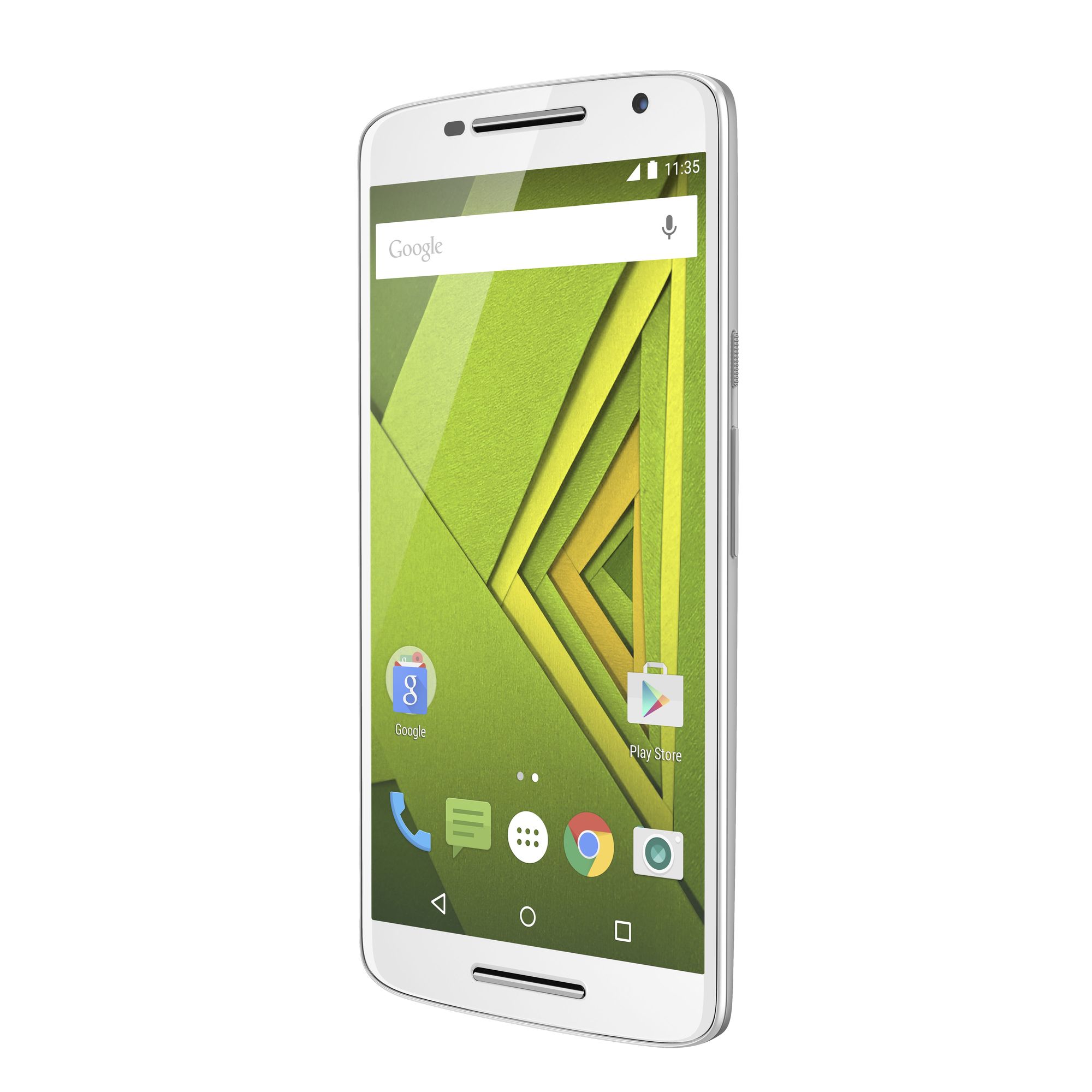 Motorola-Moto-X-Play-Blanc-Diagonal-Face