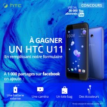 🔥 Concours : gagnez un HTC U11 et plein d’accessoires HTC !