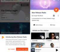 Google Play Musique New Release Radio (image : Android Authority)