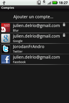 listeComptes
