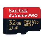 🔥 Bon plan :  la carte mémoire microSDHC extreme pro de 32 Go avec adaptateur SD est à 25 euros sur Amazon