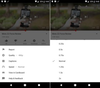 YouTube : l’application mobile permettra bientôt de contrôler la vitesse des vidéos