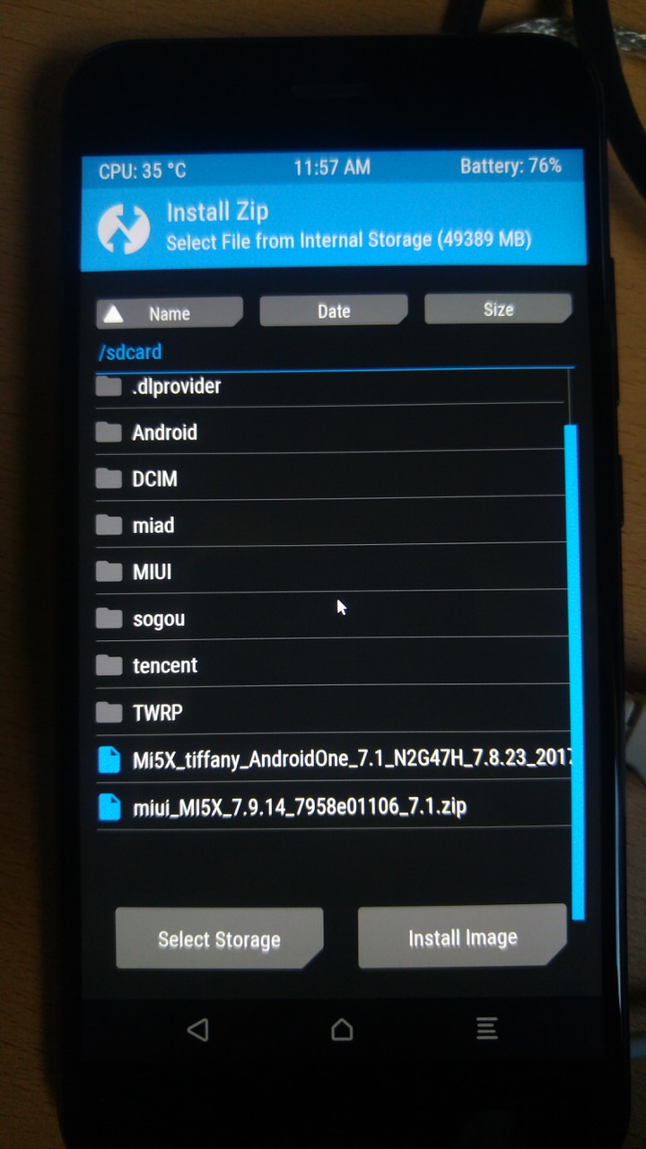 tuto-xiaomi-mi-5x-android-one-twrp-install
