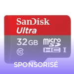 🔥 Bon plan : une carte microSD Sandisk 32 Go classe 10 à 11 euros au lieu de 25 euros