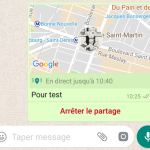 WhatsApp : partagez en direct votre localisation avec vos proches