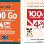 🔥 Bon plan : forfait 100 Go à partir de 4,99 euros par mois chez Crédit Mutuel Mobile et CIC Mobile