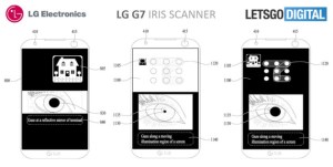 LG G7 : un brevet laisse entrevoir un scanner d’iris ingénieux