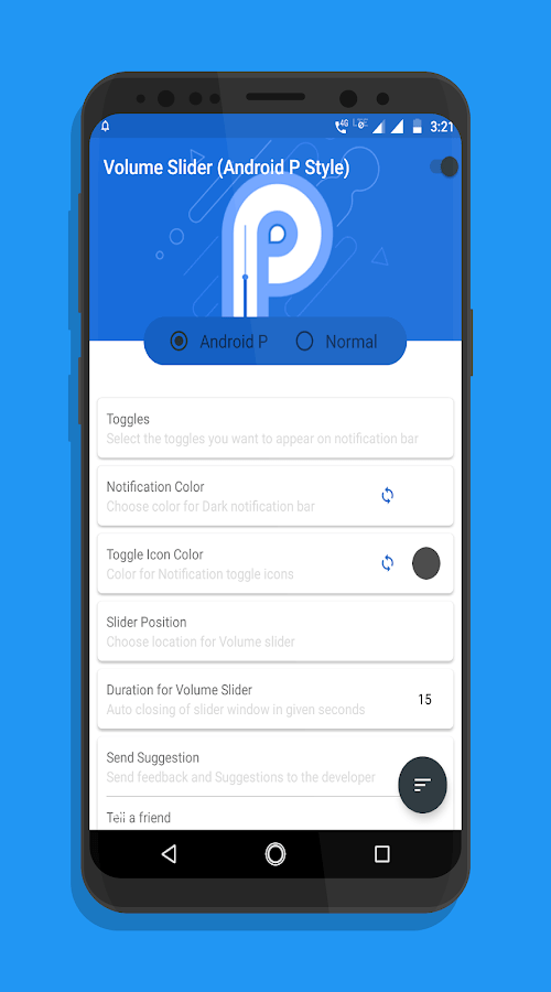 Android P app 2