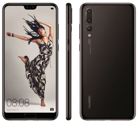 Huawei P20 Pro press render