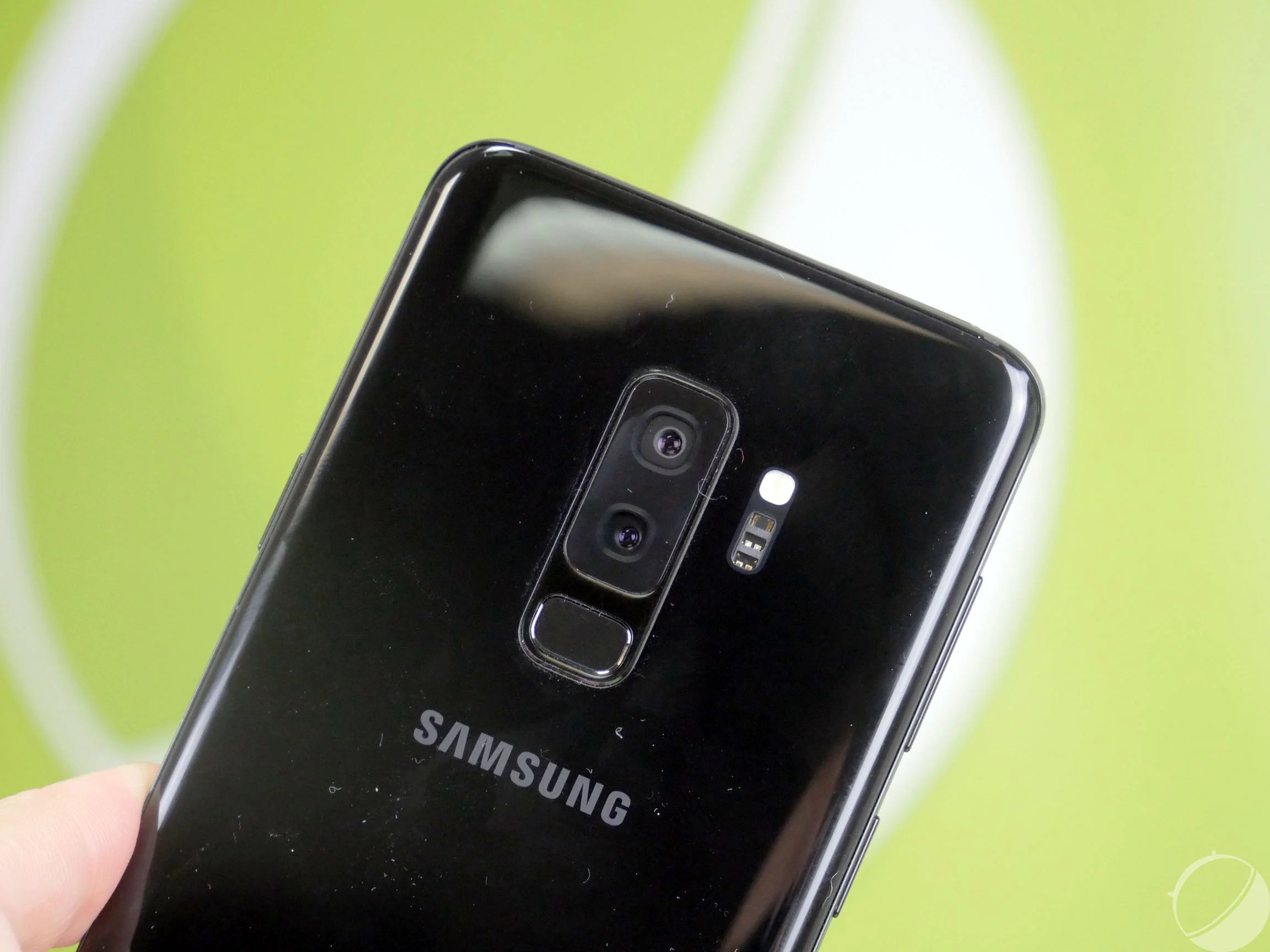 Le double capteur du Samsung Galaxy S9 Plus