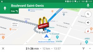 Google Maps : « tournez à droite après le McDonald’s » (ou le Burger King)