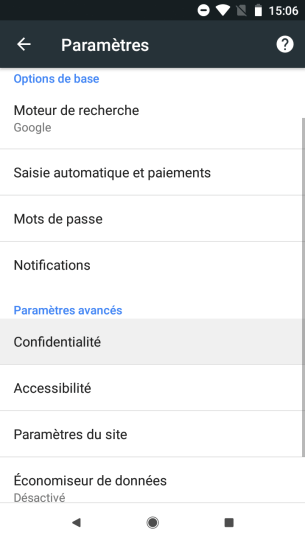 Google Chrome Android supprimer suggestions (4)