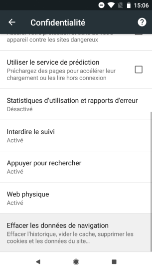 Google Chrome Android supprimer suggestions (5)