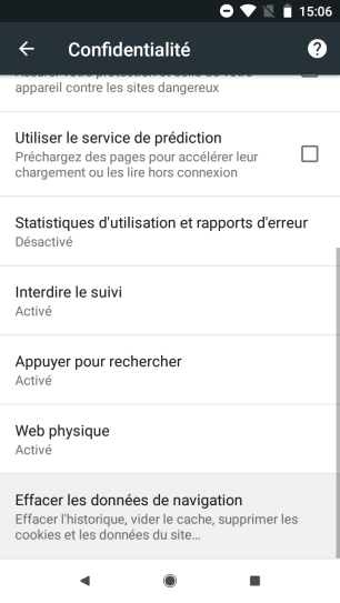 Google Chrome Android supprimer suggestions (5)