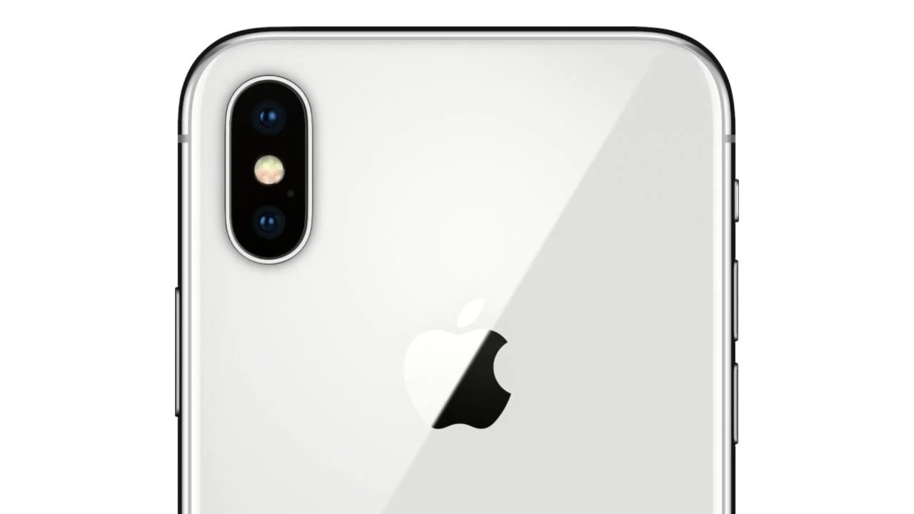 L'iPhone X vu de dos