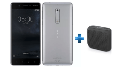 Nokia 5 et enceinte bluetooth