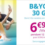 🔥 Bon plan : forfait B&You 30 Go à 6,99 euros par mois sur Showroomprive