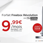 Forfait Freebox Révolution : une nouvelle vente privée sur la meilleure box de Free (avec TV by Canal Panorama)