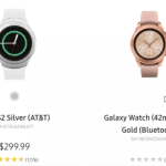 Galaxy Watch : une erreur de Samsung offre un bref aperçu de la montre connectée