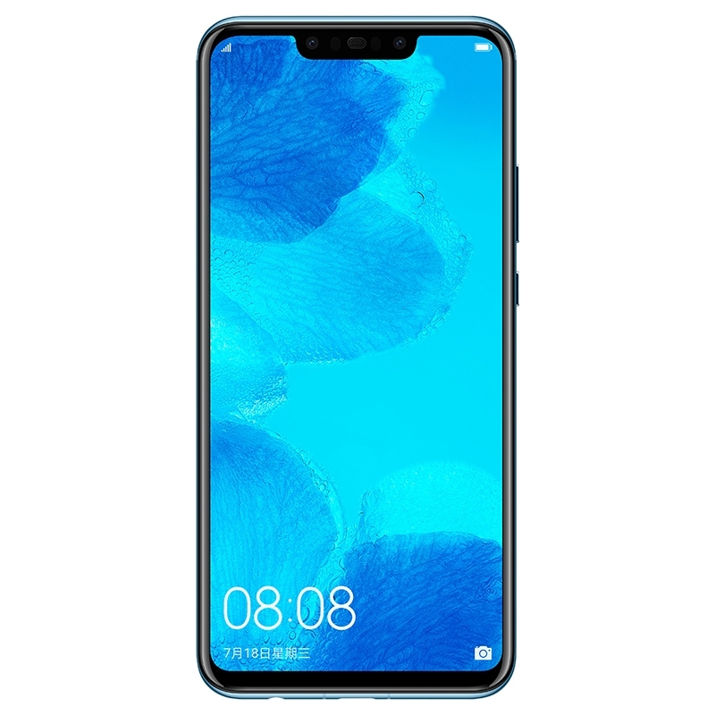 Huawei Nova 3 bleu ciel f