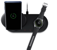 Chargeur sans fil duo samsung noir