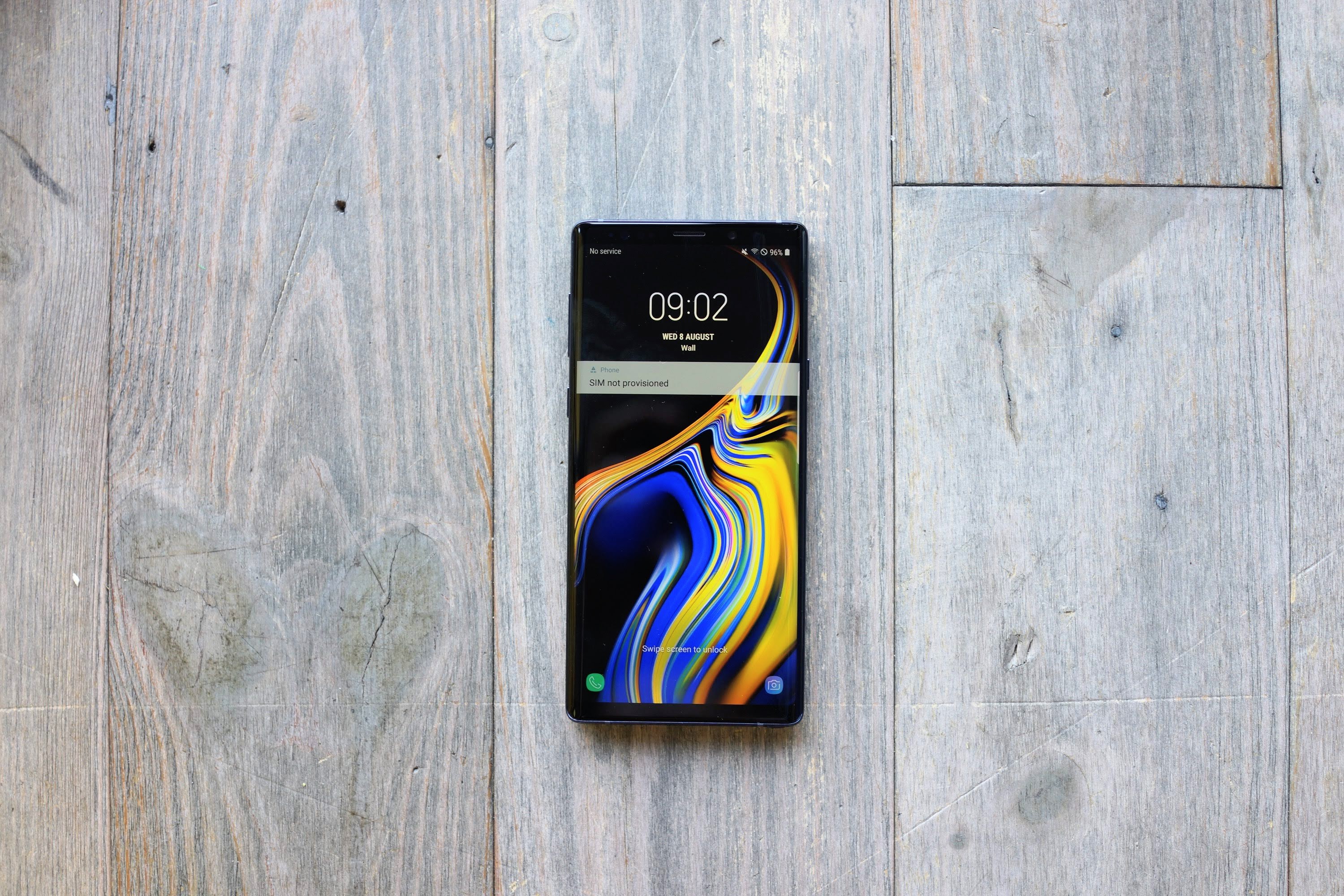 Samsung Galaxy Note 9 avant