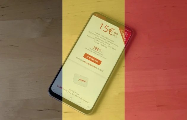 Free Mobile belgique 4eme opérateur