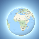 Google Maps : peu pertinent, le planisphère laisse la place au globe terrestre, et c’est chouette