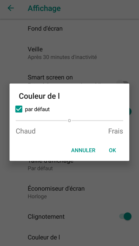 Le message tronqué est assez inexplicable...