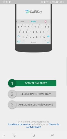 Installation de Swiftkey 1/4
