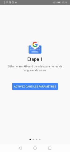 Installation de Gboard 1/4