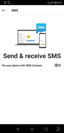 Skype SMS synchro Android Windows 10 PC smartphone (3)