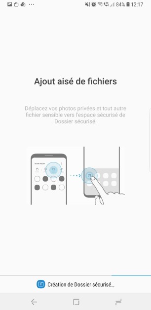 Dossier sécurisé Galaxy Note 9 b