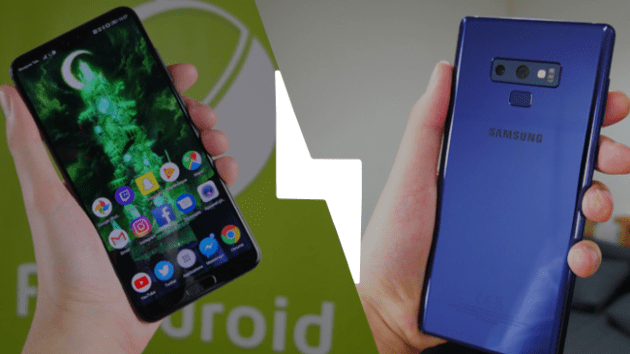 Huawei P20 Pro vs Samsung Galaxy Note 9